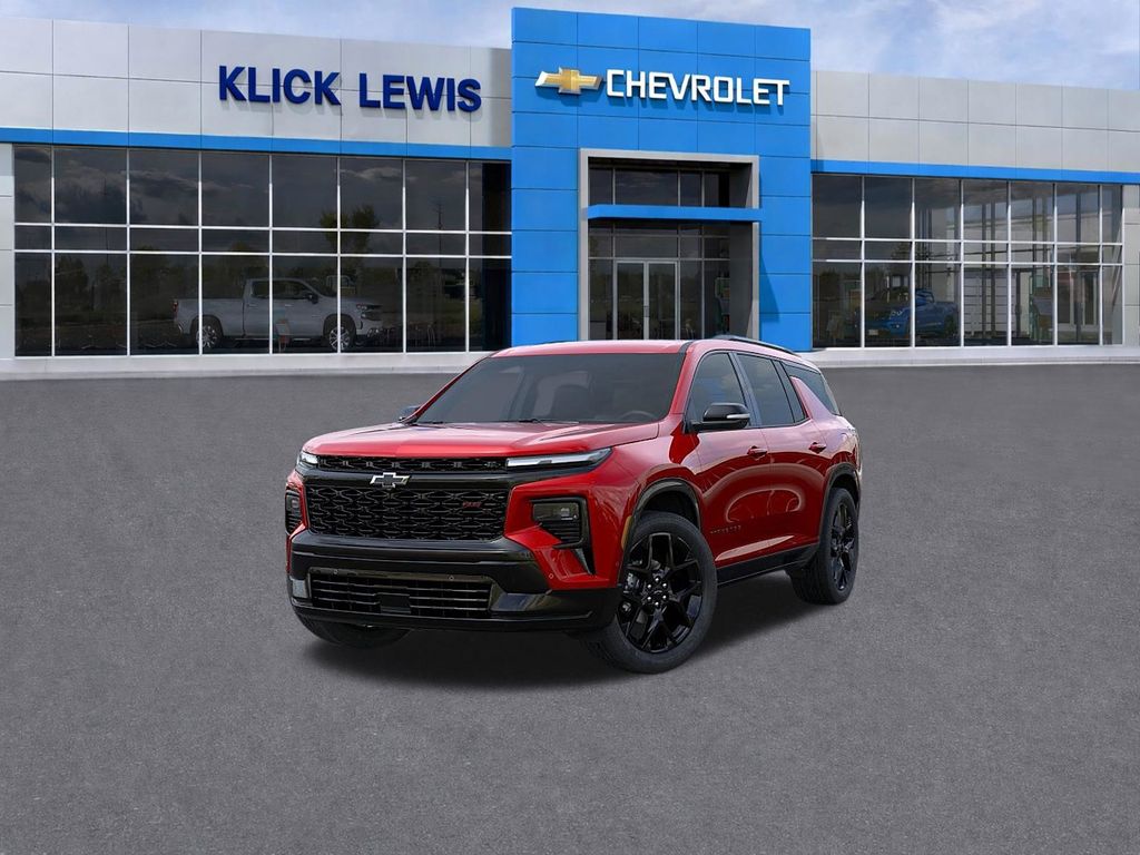 2026 Chevrolet Traverse RS Red at Klick Lewis Buick Chevrolet