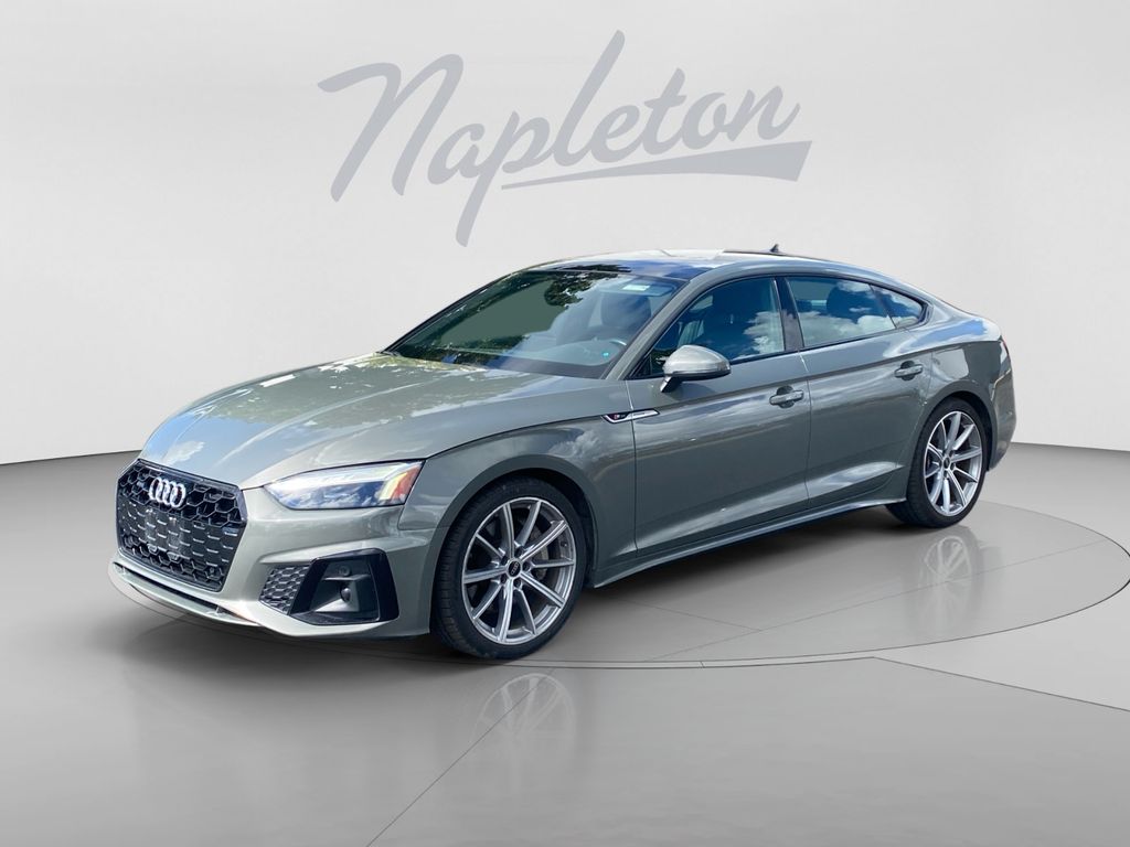 Chronos Gray Metallic 2025 Audi A5 Sportback Sedan All-Wheel Drive 7-Speed Automatic
