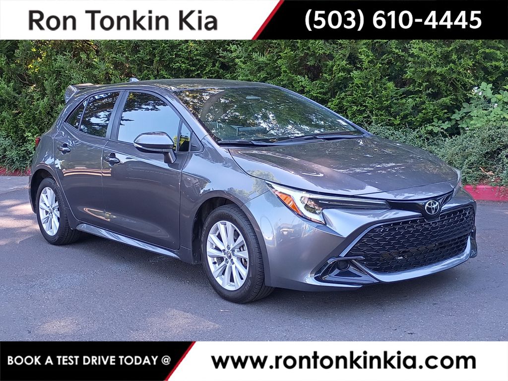 Magnetic Gray Metallic 2023 Toyota Corolla Hatchback SE FWD Hatchback Front-Wheel Drive Continuously Variable Transmission