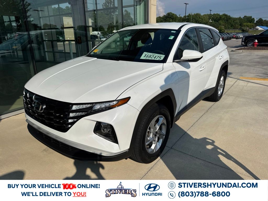 Serenity White Pearl 2023 Hyundai Tucson SUV / Crossover All-Wheel Drive 8-Speed Automatic