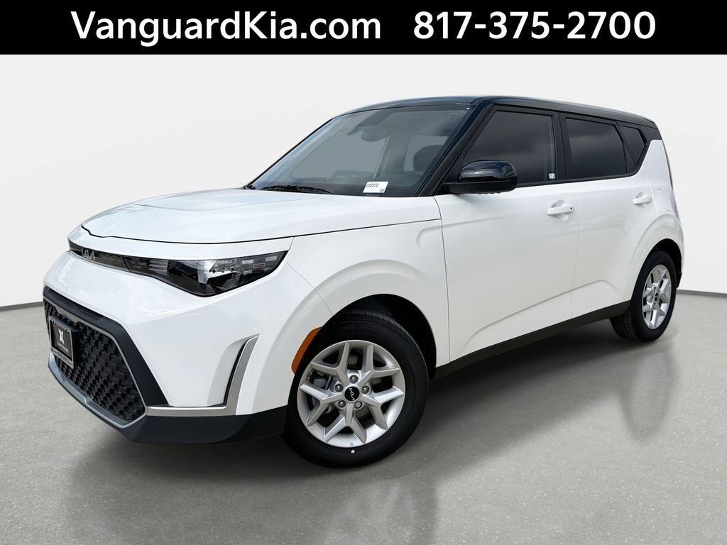 Clear White/Black Roof 2025 Kia Soul S FWD SUV / Crossover Front-Wheel Drive Continuously Variable Transmission