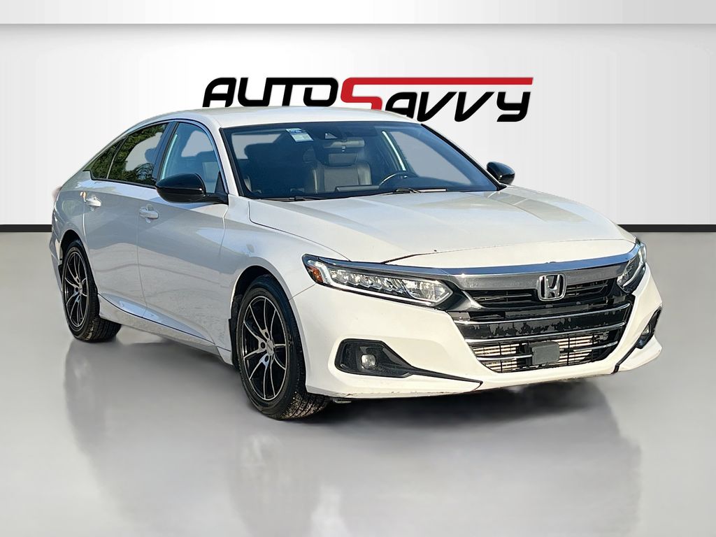 2021 Honda Accord Sport White at Autostrade