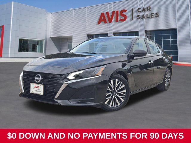 Super Black Clearcoat 2025 Nissan Altima Sedan Front-Wheel Drive Continuously Variable Transmission