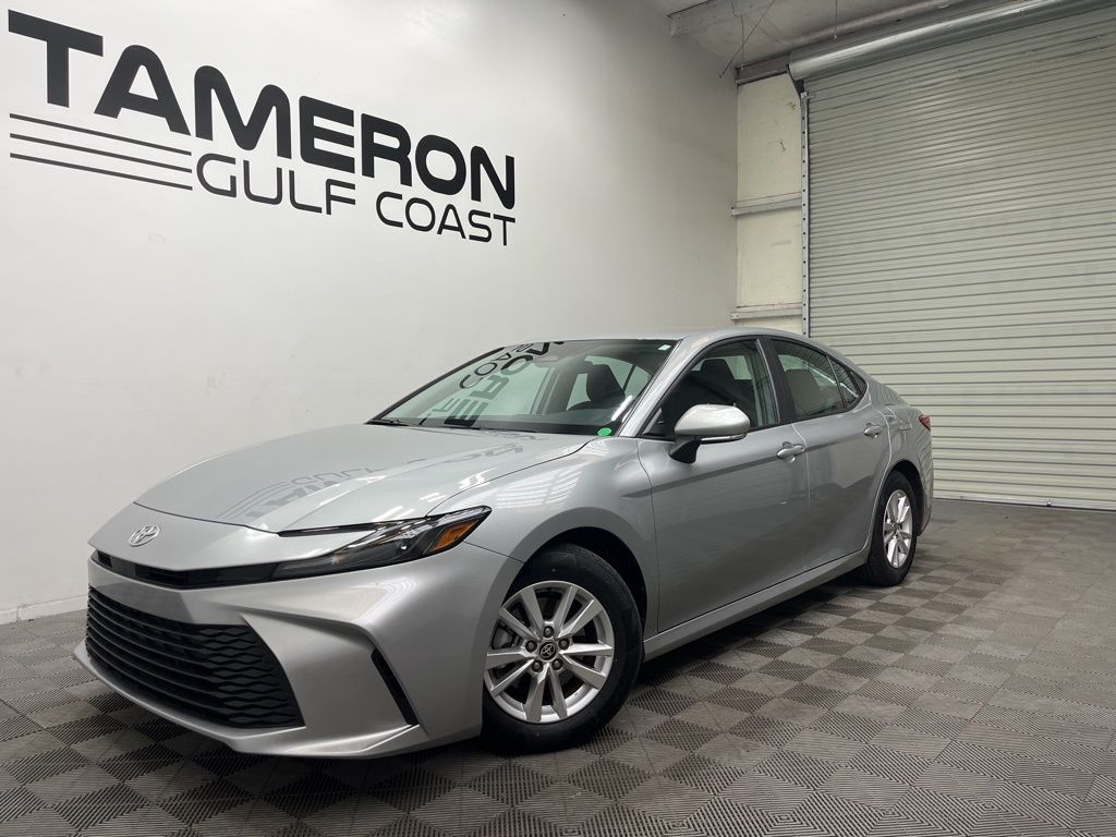 Celestial Silver Metallic 2025 Toyota Camry LE FWD Sedan Front-Wheel Drive Continuously Variable Transmission