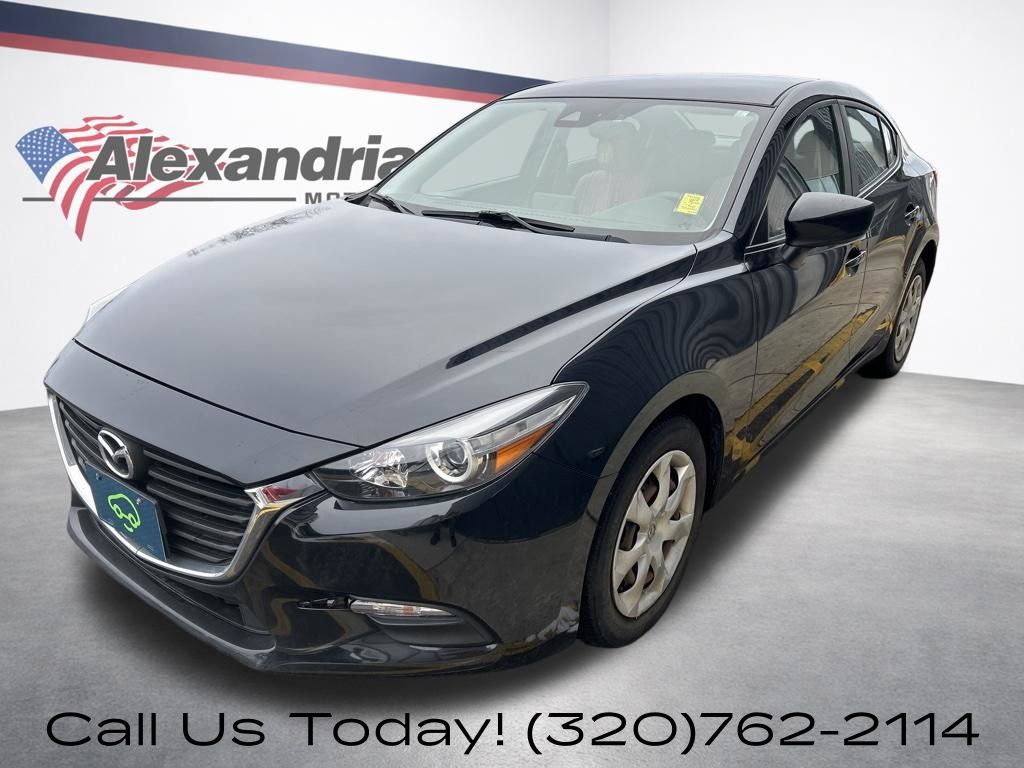Jet Black Mica 2018 Mazda MAZDA3 Sport Sedan Front-Wheel Drive 6-Speed Automatic