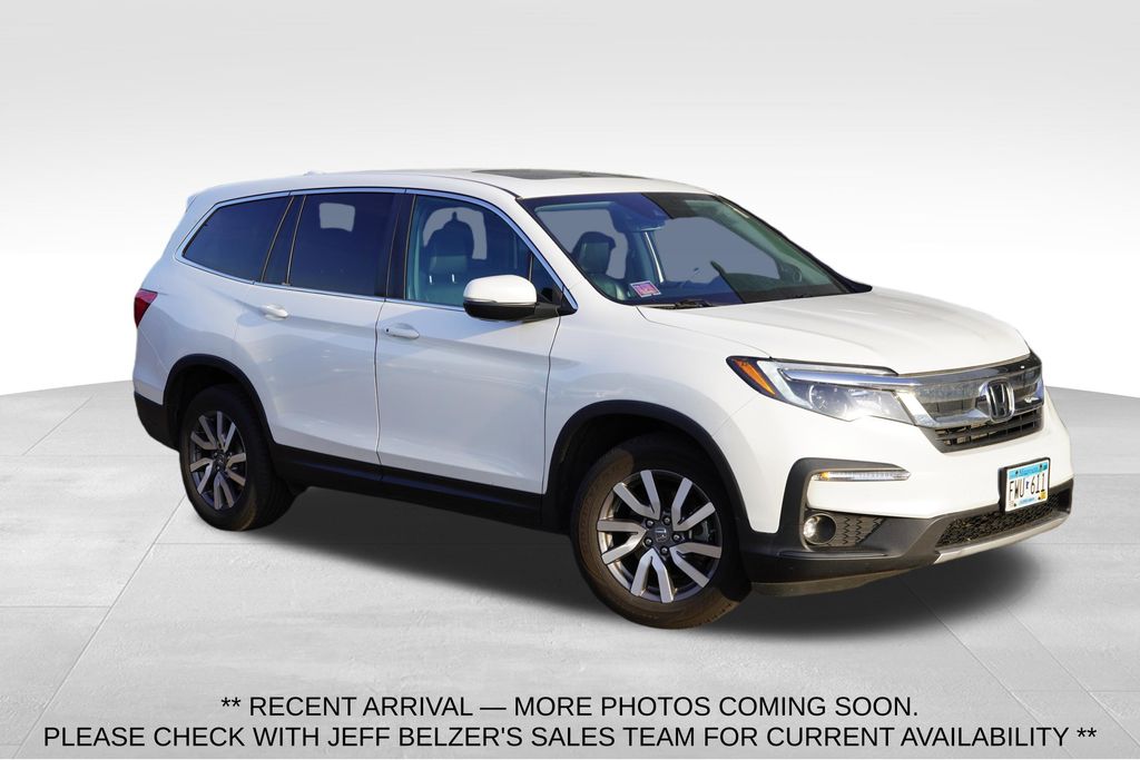 Platinum White Pearl 2021 Honda Pilot EX-L AWD SUV / Crossover All-Wheel Drive 9-Speed Automatic