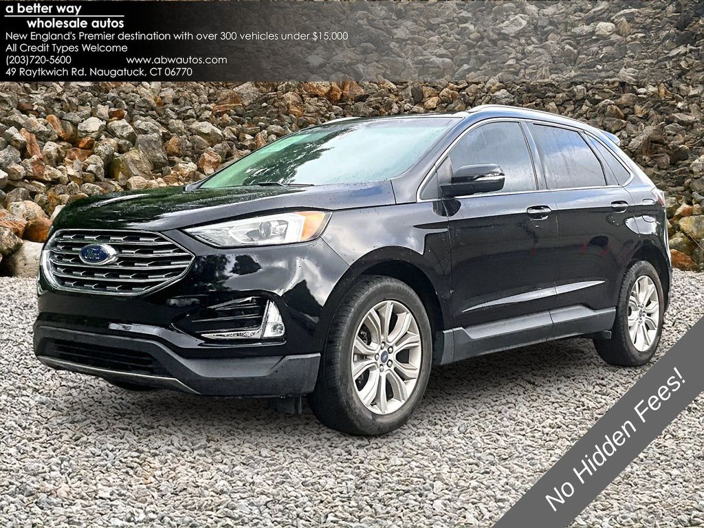 Black 2020 Ford Edge SUV / Crossover Front-Wheel Drive 8-Speed Automatic