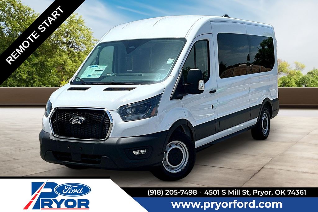 Oxford White 2026 Ford Transit Passenger Van Rear-Wheel Drive