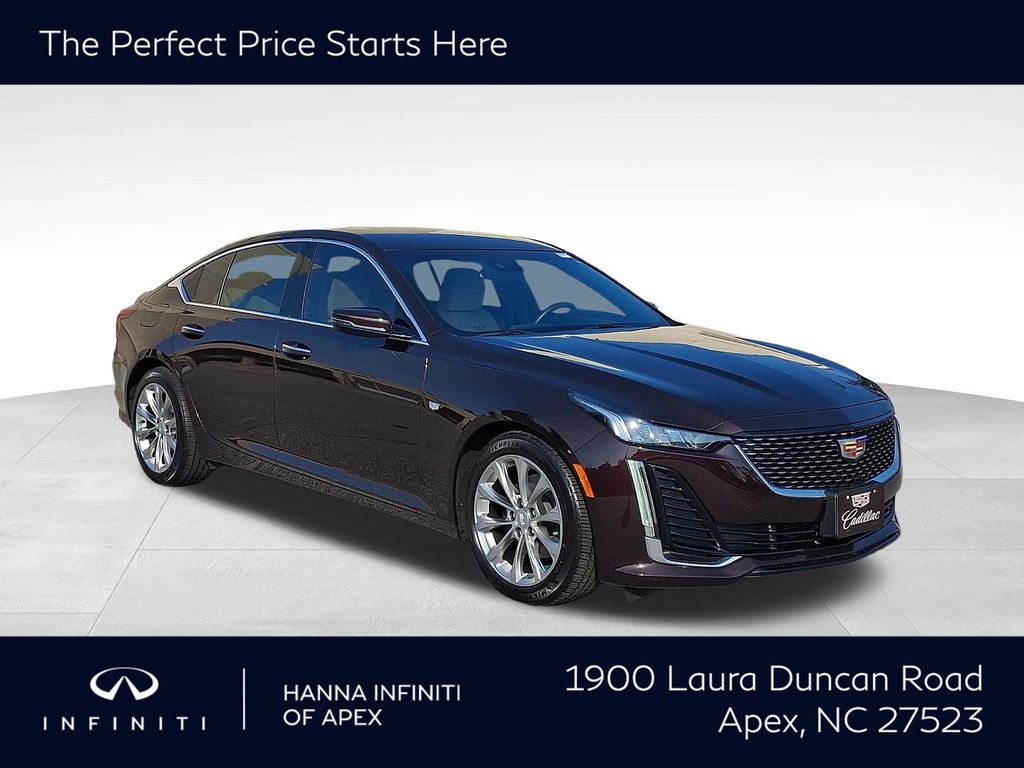 Garnet Metallic 2021 Cadillac CT5 Sedan Rear-Wheel Drive Automatic