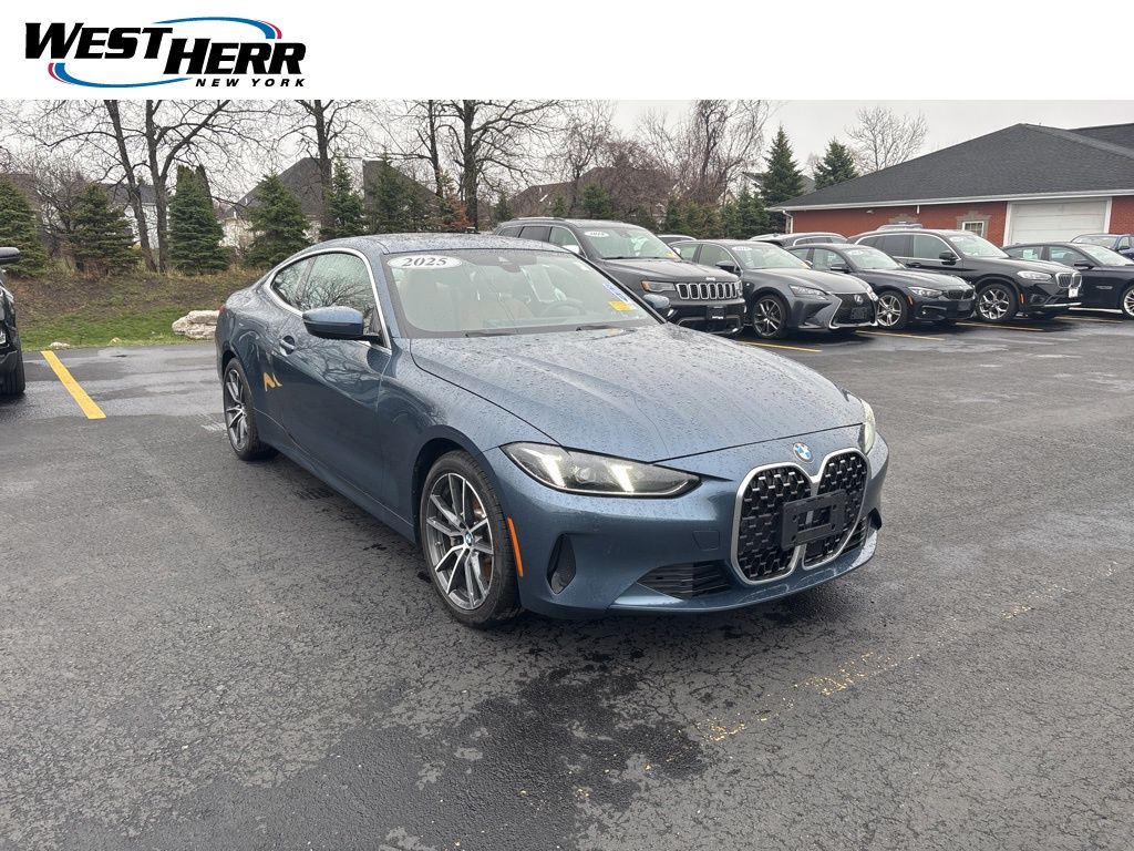 Arctic Race Blue Metallic 2025 BMW 4 Series 430i Coupe xDrive Coupe All-Wheel Drive 8-Speed Automatic