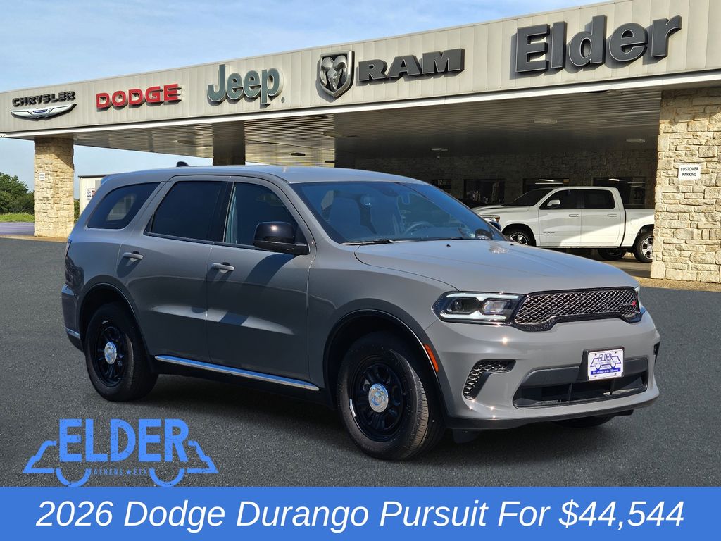 Gray Clearcoat 2026 Dodge Durango Pursuit AWD SUV / Crossover All-Wheel Drive 8-Speed Automatic