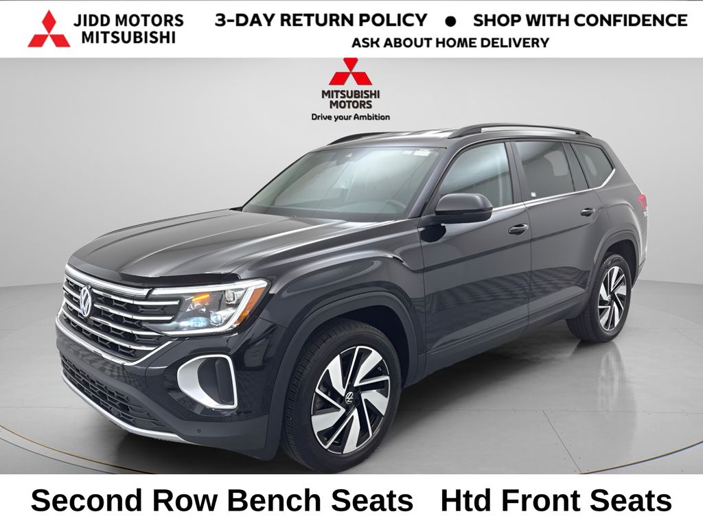 Black 2025 Volkswagen Atlas SE 4Motion with Technology SUV / Crossover All-Wheel Drive 8-Speed Automatic