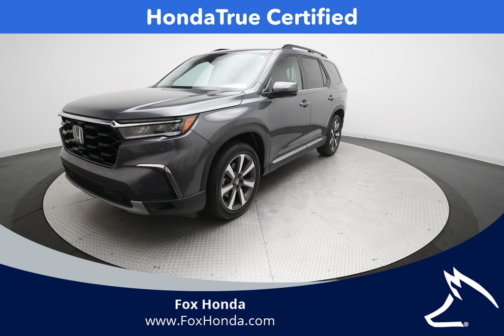 Gray (Modern Steel Metallic) 2024 Honda Pilot Touring AWD SUV / Crossover All-Wheel Drive Automatic