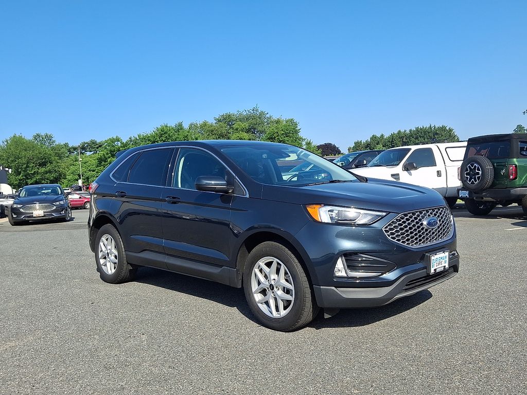 Stone Blue Metallic 2023 Ford Edge SUV / Crossover All-Wheel Drive 8-Speed Automatic