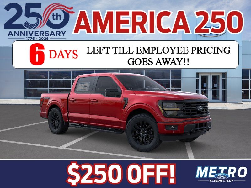 Ruby Red Met Tinted CC 2026 Ford F-150 Pickup Truck Four-Wheel Drive Automatic