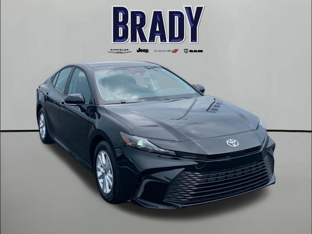 Midnight Black Metallic 2025 Toyota Camry Sedan Front-Wheel Drive Continuously Variable Transmission