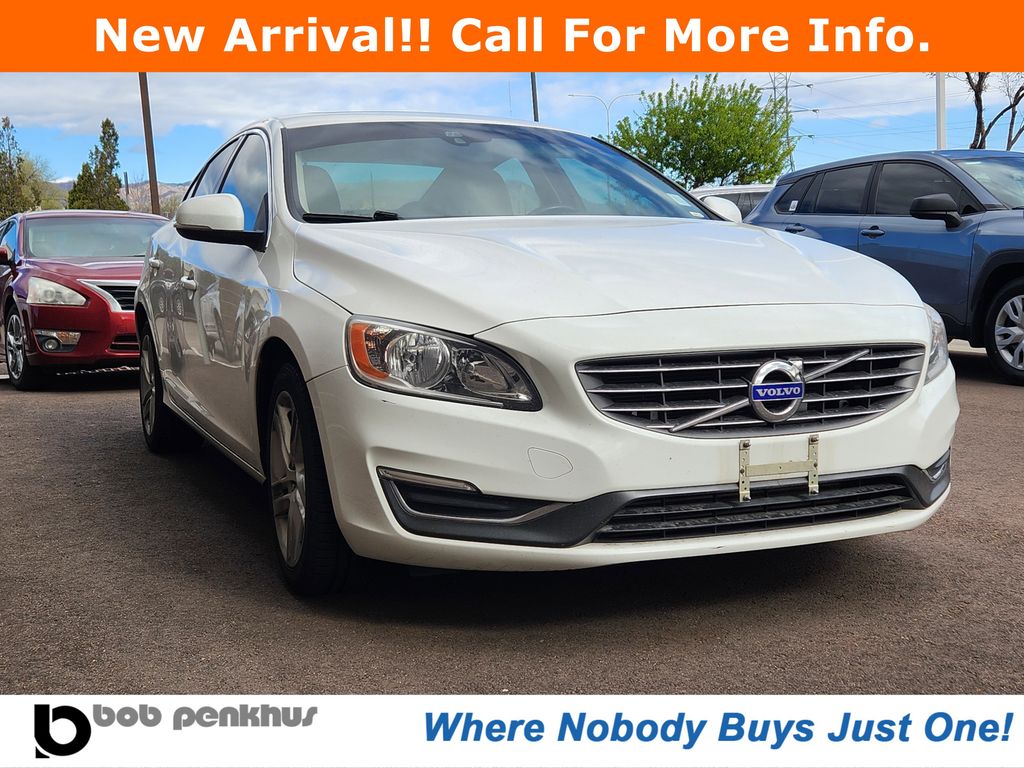 Ice White 2014 Volvo S60 T5 AWD Sedan All-Wheel Drive 6-Speed Automatic