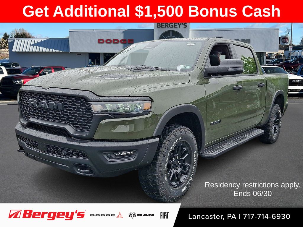 Tank 2026 RAM 1500 Rebel Crew Cab 4WD Pickup Truck Four-Wheel Drive 8-Speed Automatic