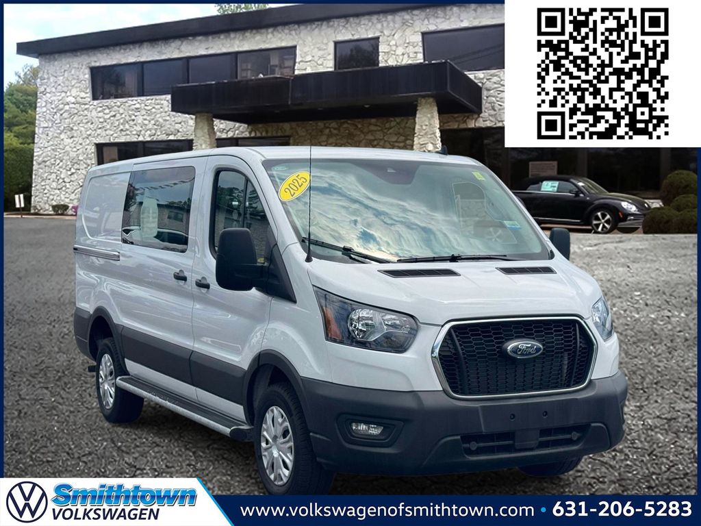 Oxford White 2025 Ford Transit Cargo Van Rear-Wheel Drive