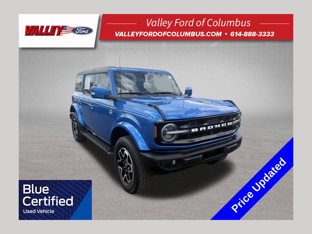 Blue Metallic 2024 Ford Bronco SUV / Crossover Four-Wheel Drive Automatic