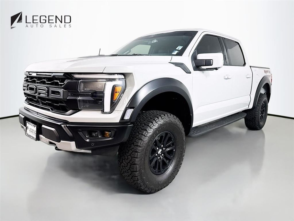 Gray 2024 Ford F-150 Raptor SuperCrew 4WD Pickup Truck Four-Wheel Drive Automatic