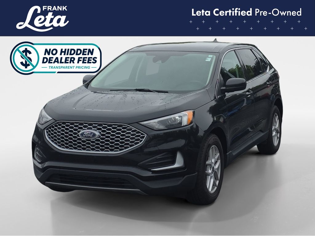 Agate Black Metallic 2024 Ford Edge SUV / Crossover All-Wheel Drive 8-Speed Automatic