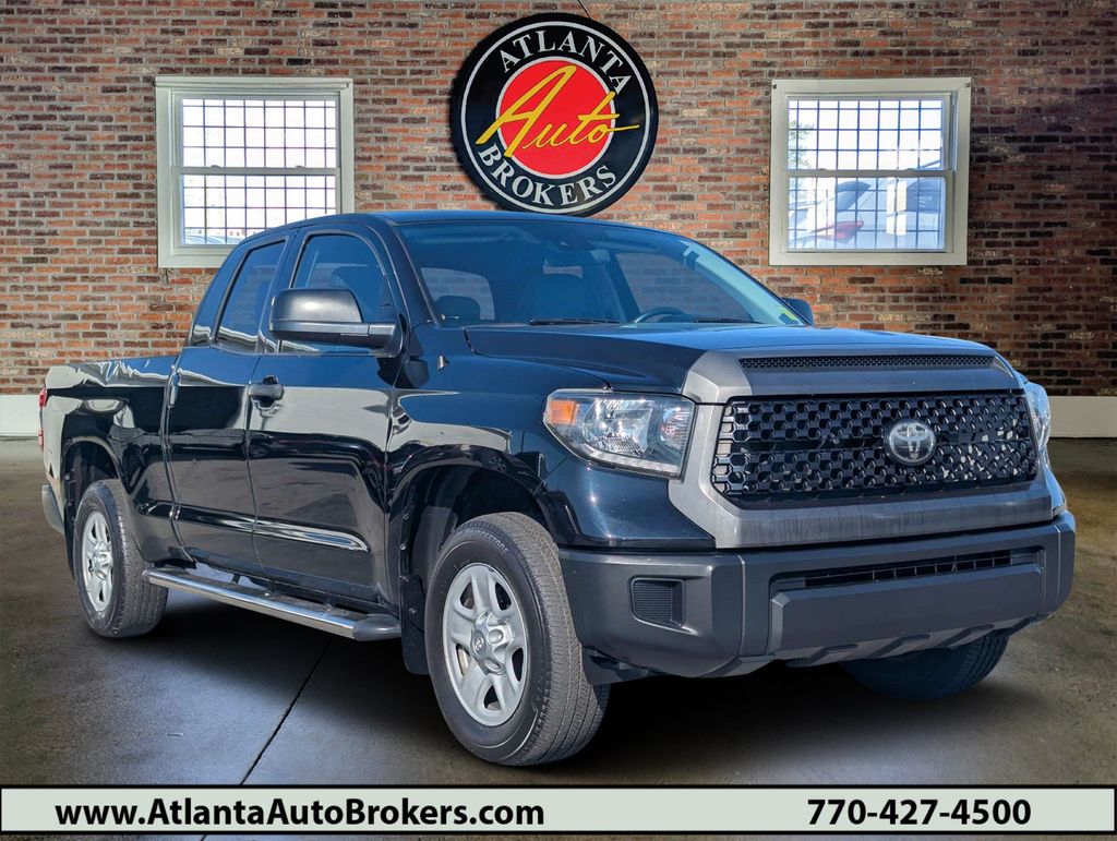 Midnight Black Metallic 2019 Toyota Tundra Pickup Truck 4X2 6-Speed Automatic Overdrive