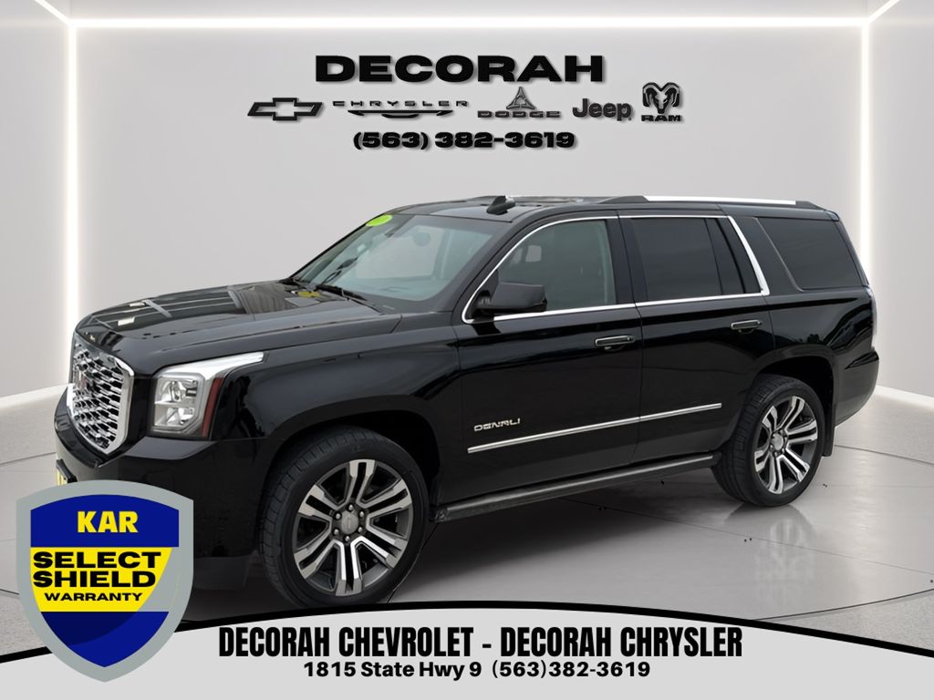 Black 2019 GMC Yukon SUV / Crossover Four-Wheel Drive