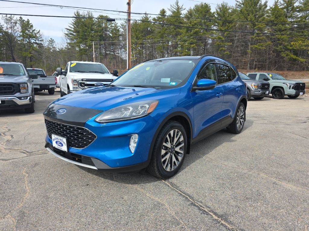 Blue 2020 Ford Escape Titanium AWD SUV / Crossover All-Wheel Drive 8-Speed Automatic