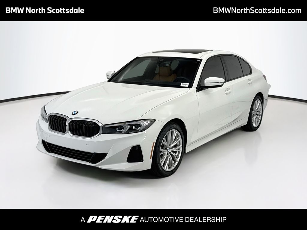 Alpine White 2023 BMW 3 Series Sedan Rear-Wheel Drive 8-Speed Automatic