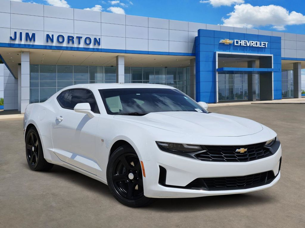 Summit White 2023 Chevrolet Camaro Coupe Rear-Wheel Drive 8-Speed Automatic
