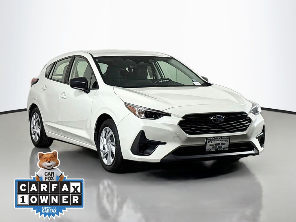 Crystal White Pearl 2024 Subaru Impreza Wagon All-Wheel Drive Continuously Variable Transmission
