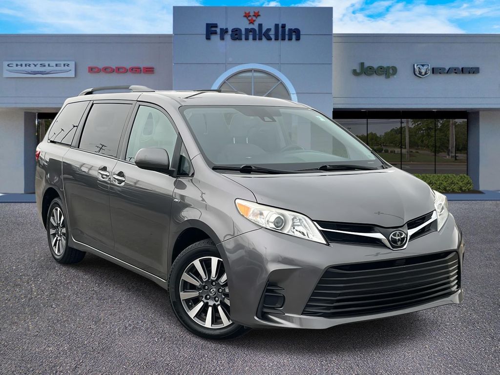 Predawn Gray Mica 2020 Toyota Sienna LE 7-Passenger AWD Minivan All-Wheel Drive 8-Speed Automatic