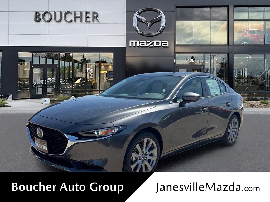 Machine Gray Metallic 2026 Mazda MAZDA3 2.5 S Preferred Sedan FWD Sedan Front-Wheel Drive 6-Speed Automatic