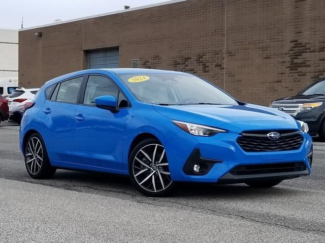 Oasis Blue Pearl 2024 Subaru Impreza Sport AWD Wagon All-Wheel Drive Continuously Variable Transmission