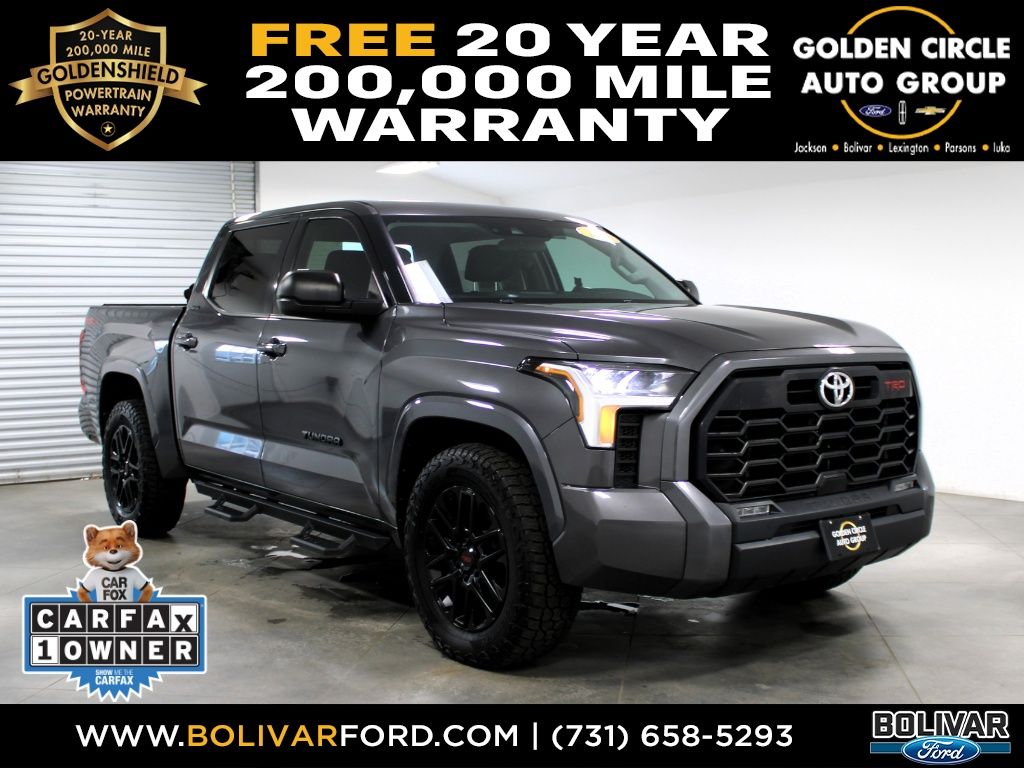 Magnetic Gray Metallic 2022 Toyota Tundra Pickup Truck Four-Wheel Drive Automatic