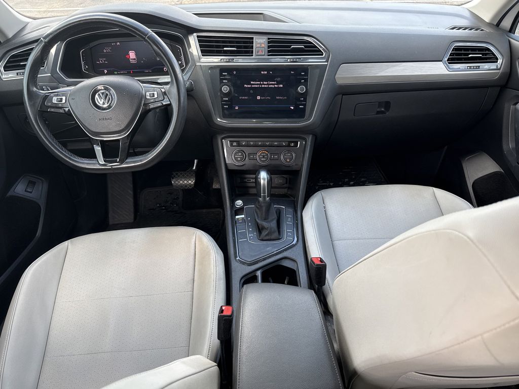 2019 Volkswagen Tiguan 2.0T SEL White at Bravo Nissan