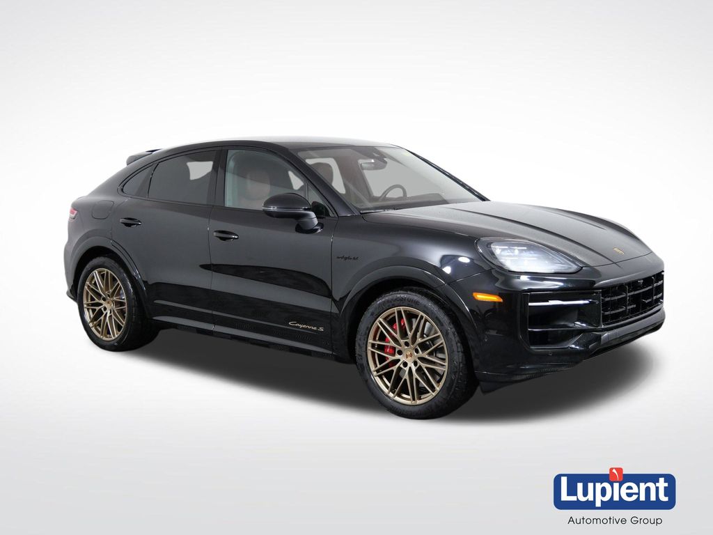 Black 2025 Porsche Cayenne Coupe Coupe All-Wheel Drive 8-Speed Automatic