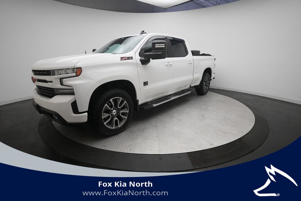 Summit White 2021 Chevrolet Silverado 1500 Pickup Truck Four-Wheel Drive 8-Speed Automatic