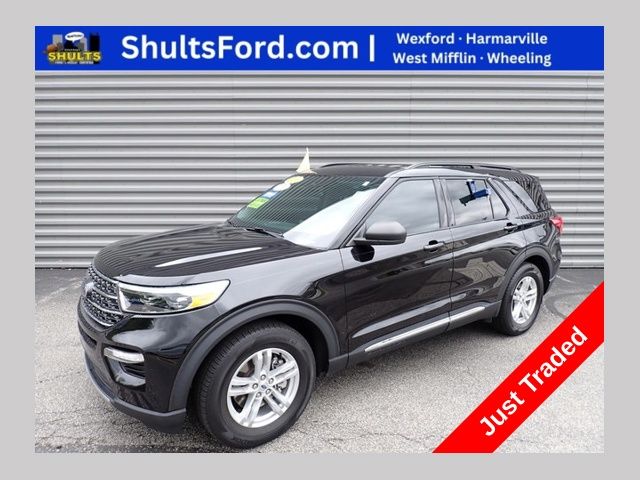 Black Metallic 2023 Ford Explorer SUV / Crossover Rear-Wheel Drive Automatic