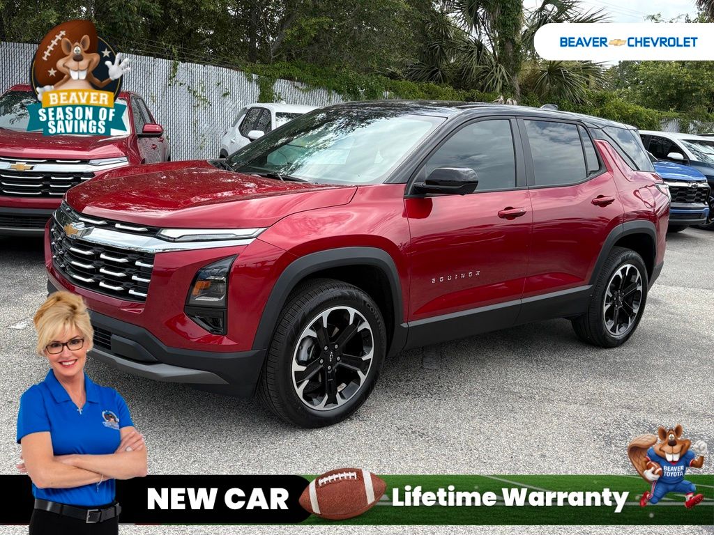 Radiant Red 2026 Chevrolet Equinox SUV / Crossover Front-Wheel Drive Continuously Variable Transmission