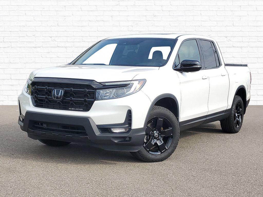 Platinum White Pearl 2024 Honda Ridgeline Pickup Truck All-Wheel Drive 9-Speed Automatic