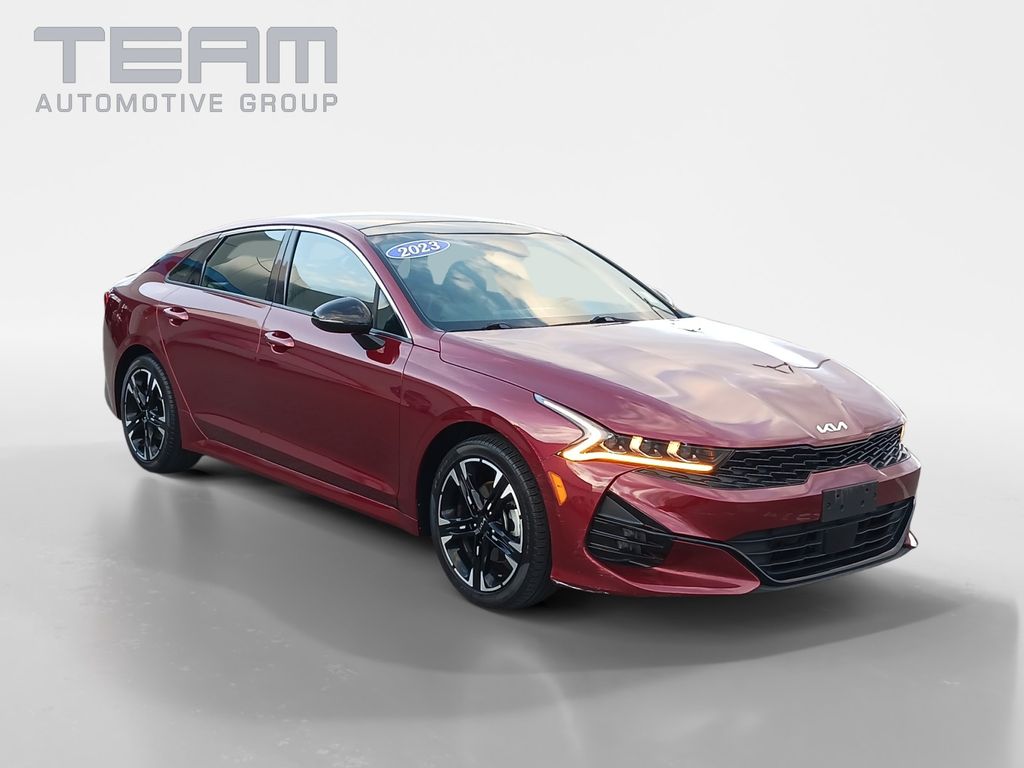 Passion Red 2023 Kia K5 GT-Line FWD Sedan Front-Wheel Drive 8-Speed Automatic