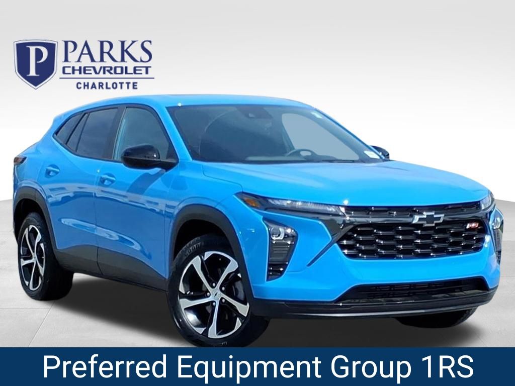 Blue 2024 Chevrolet Trax RS with 1RS FWD SUV / Crossover Front-Wheel Drive 6-Speed Automatic