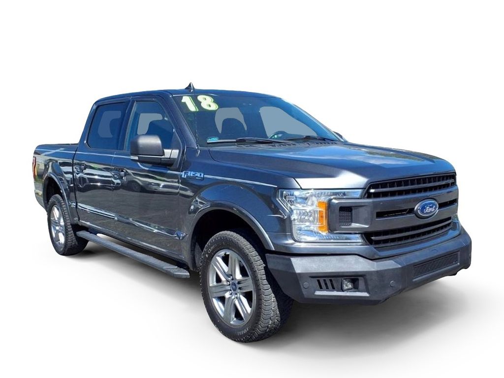 Gray (Magnetic) 2018 Ford F-150 XLT SuperCrew 4WD Pickup Truck Four-Wheel Drive Automatic