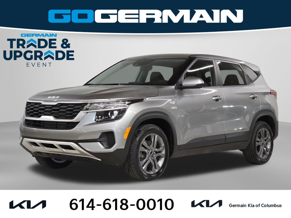 Steel Gray 2023 Kia Seltos LX AWD SUV / Crossover All-Wheel Drive Continuously Variable Transmission