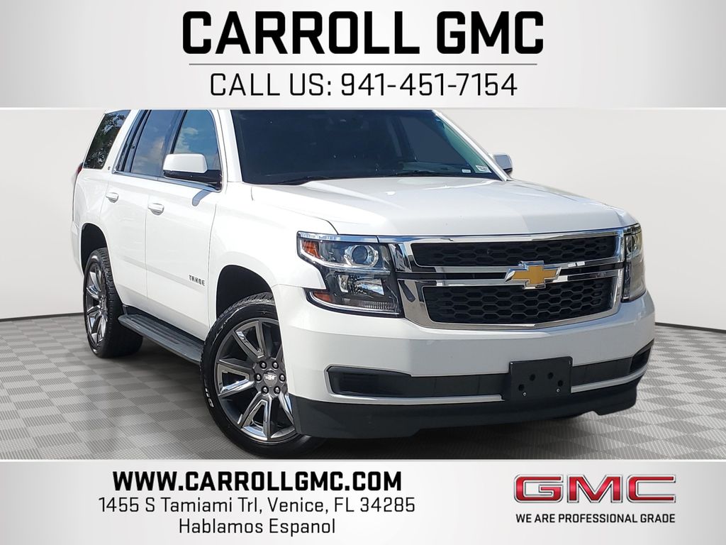 Summit White 2018 Chevrolet Tahoe SUV / Crossover Four-Wheel Drive 6-Speed Automatic Overdrive