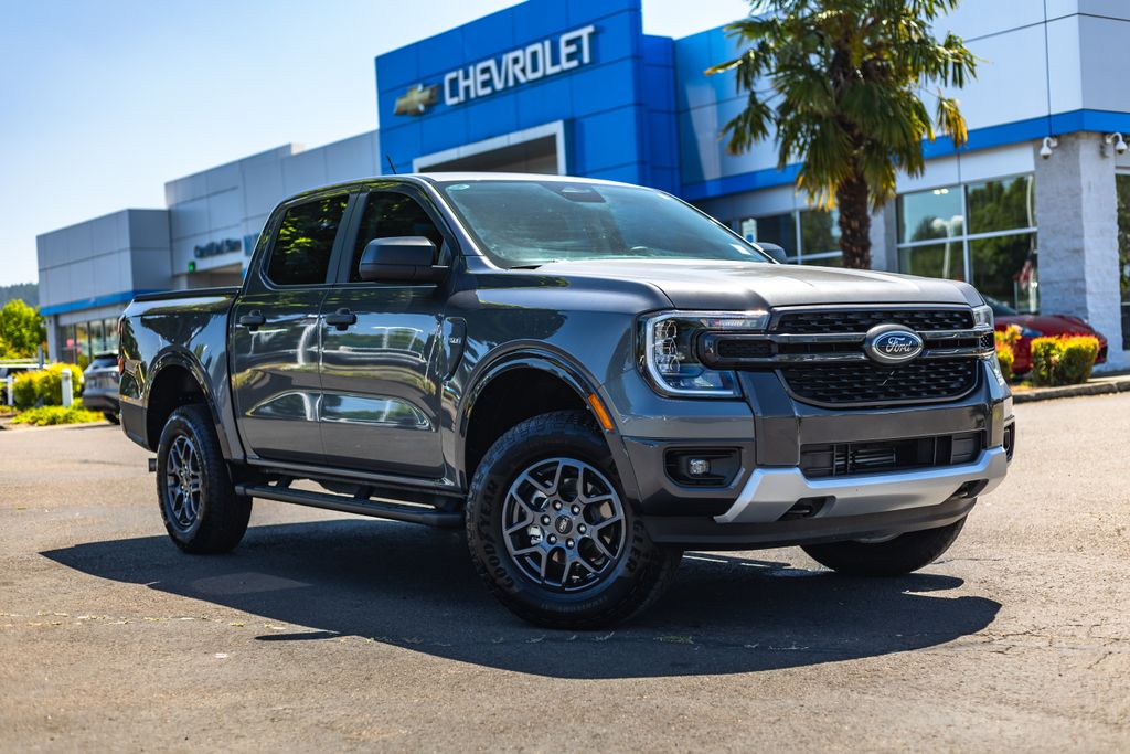 Gray Metallic 2024 Ford Ranger Pickup Truck Four-Wheel Drive Automatic