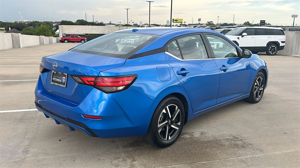2025 Nissan Sentra SV Blue at South Houston Nissan