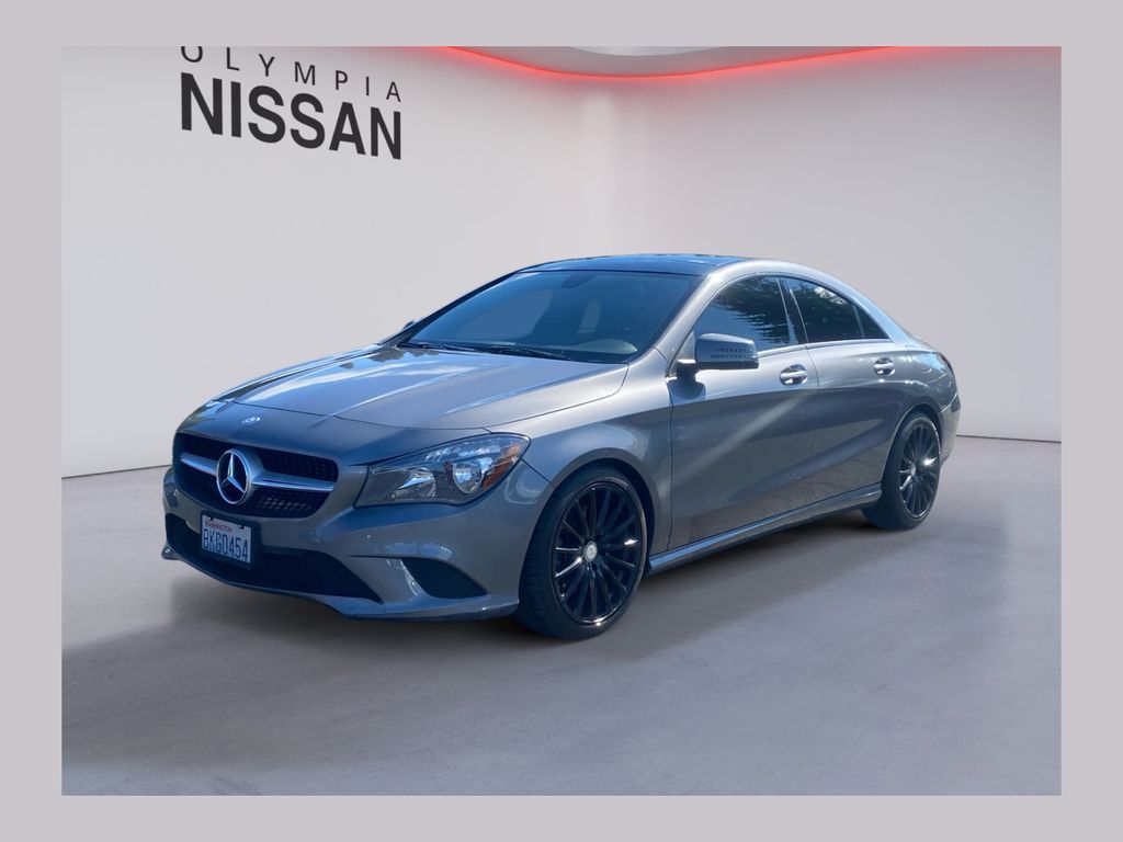 Gray 2014 Mercedes-Benz CLA Sedan All-Wheel Drive 7-Speed Automatic